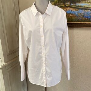Banana Republic Women's White Button Down Shirt